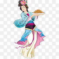 中秋节高清多图层素材 亭子