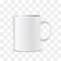白色陶瓷杯