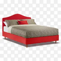 时尚红色床