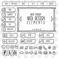 矢量手绘web