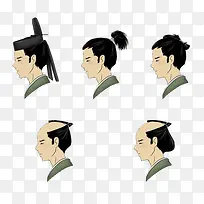 日本古代男性发髻