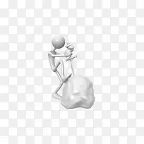 开石头的3d小人