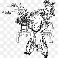 中国传统矢量人物
