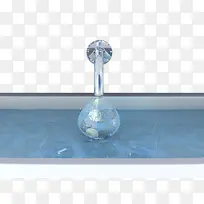 蓝色水管排水