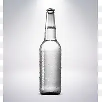 白色透明啤酒瓶