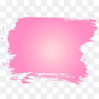 粉色爆炸水彩笔刷图
