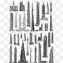 矢量大厦建筑