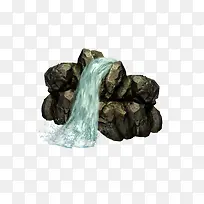 水流与石头
