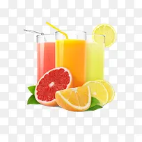 葡萄柠檬桔子果汁
