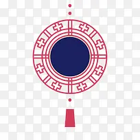 矢量中式挂饰