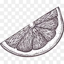 手绘橙子