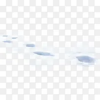 雪地脚印