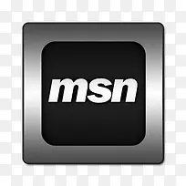 MSN标志广场钢铁社会媒体上的