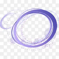 紫色抽象圈圈