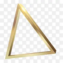 金属三角形边框装饰