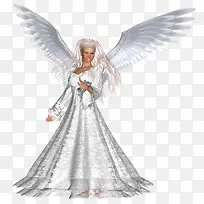 白色圣洁的天使