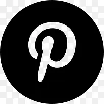 Pinterest的标识圈图标