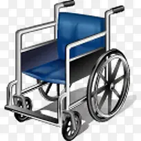 蓝色轮椅