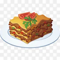 卡通肉饼