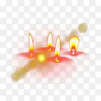 祈福蜡烛免抠素材