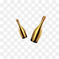 金色的酒瓶