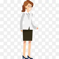女商务人士矢量