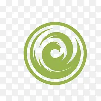 矢量科技卡通扁平化旋涡纹