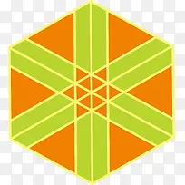 六边形宗教节日花纹