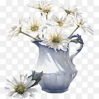 一花瓶小雏菊
