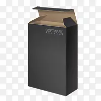 黑色包装盒模板