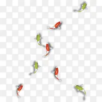 金鱼飞天图