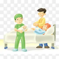 生小孩的孕妇