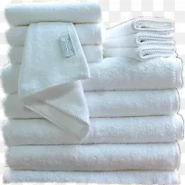 几大摞毛巾浴巾