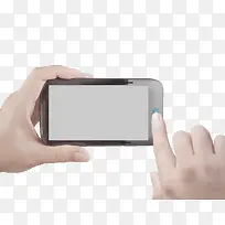 双手握手机