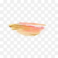 金色涂抹痕迹