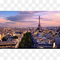 唯美城市巴黎铁塔