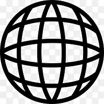 地球网格圈图标