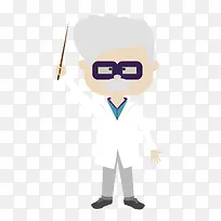 大学教授卡通
