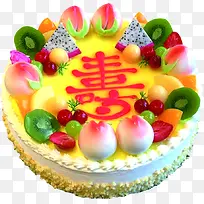 寿星大寿寿桃蛋糕