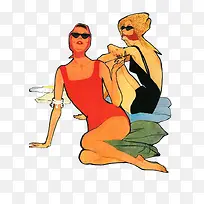 海边的女生
