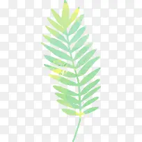 卡通植物叶子素材图