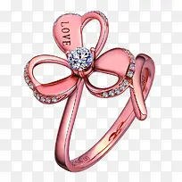 戒指图片珠宝 唯美粉色钻戒