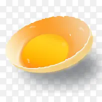 半颗生鸡蛋