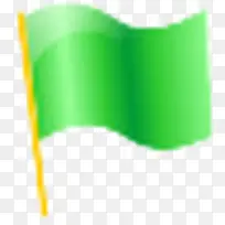 小绿旗图标
