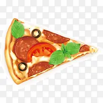 卡通披萨pizza量素材