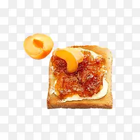 杏仁酱烤面包片