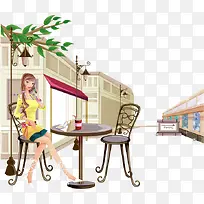 手绘插画矢量