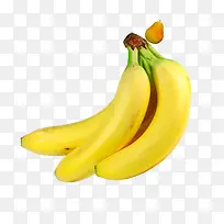 黄色新鲜香蕉