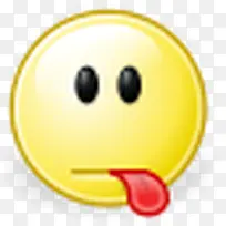 吐舌头表情图标