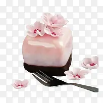 樱花巧克力蛋糕